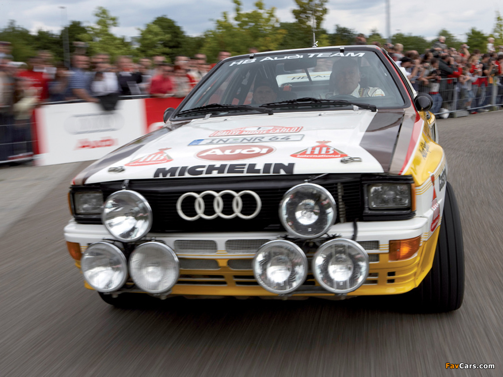 Audi Quattro Group B Rally Car (85) 1983–86 photos (1024 x 768)