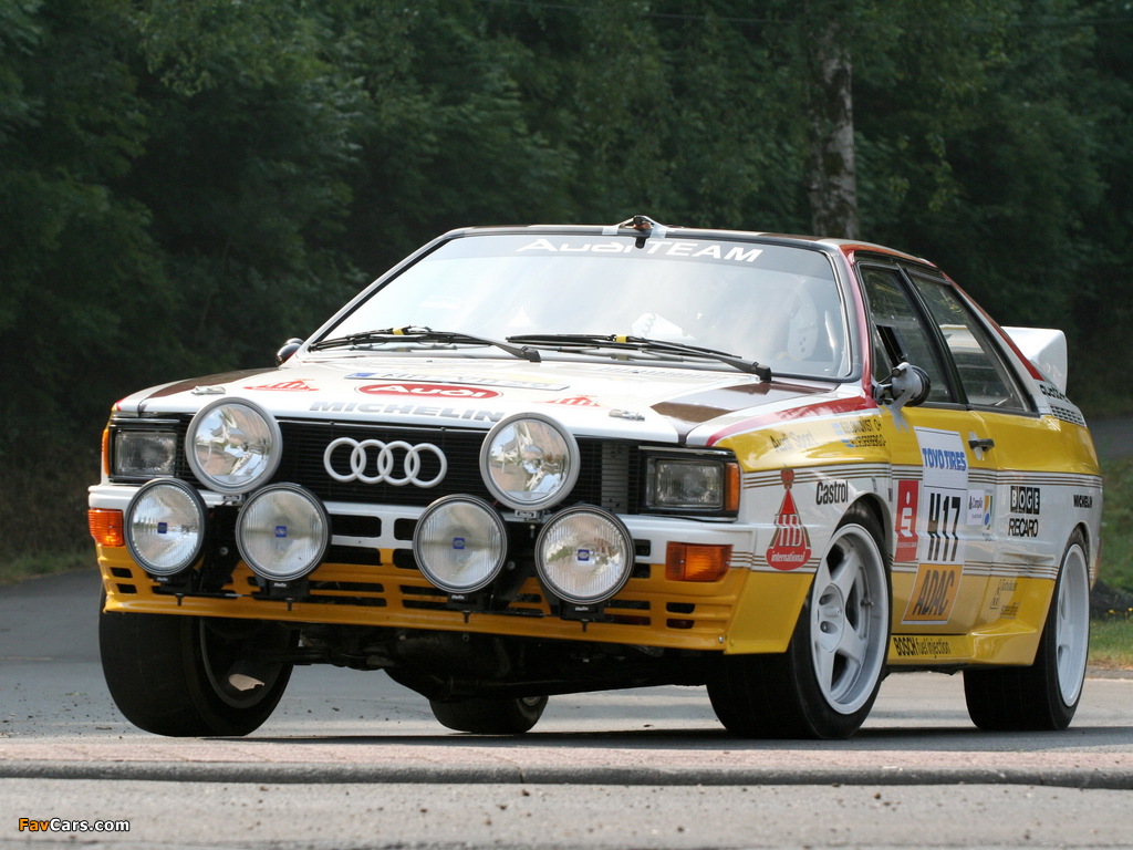 Audi Quattro Group B Rally Car (85) 1983–86 photos (1024 x 768)