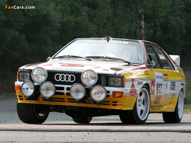 Audi Quattro Group B Rally Car (85) 1983–86 photos (640 x 480)