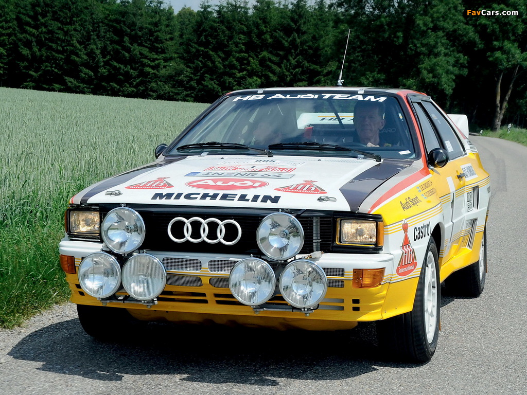 Audi Quattro Group B Rally Car (85) 1983–86 pictures (1024 x 768)