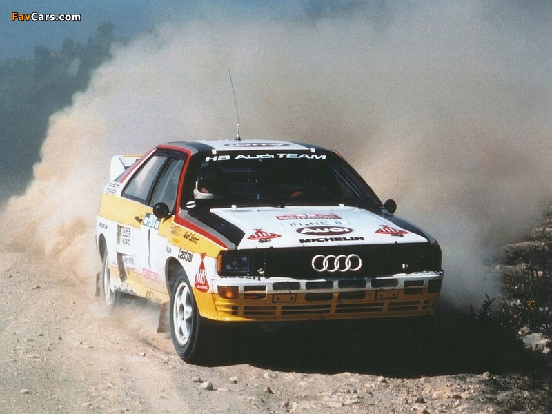 Audi Quattro Group B Rally Car (85) 1983–86 wallpapers (800 x 600)