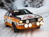 Audi Quattro Group B Rally Car (85) 1983–86 wallpapers