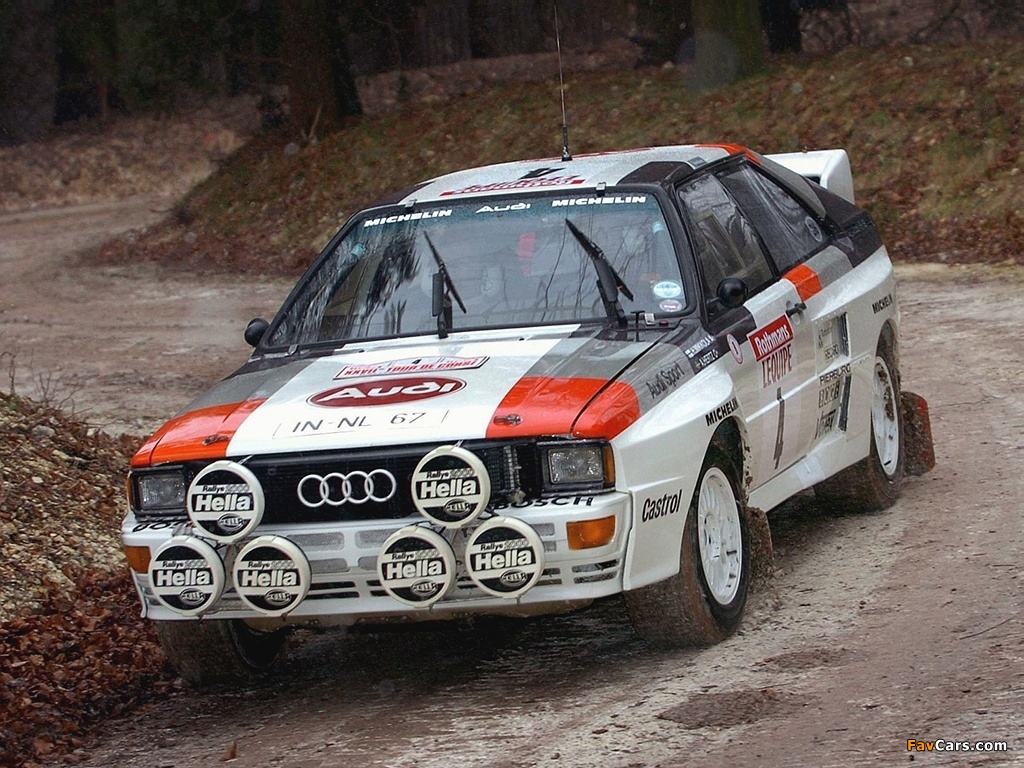 Images of Audi Quattro Group B Rally Car (85) 1983–86 (1024 x 768)