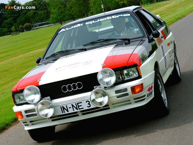 Photos of Audi quattro Rally Car (Typ 85) 1980 (640 x 480)