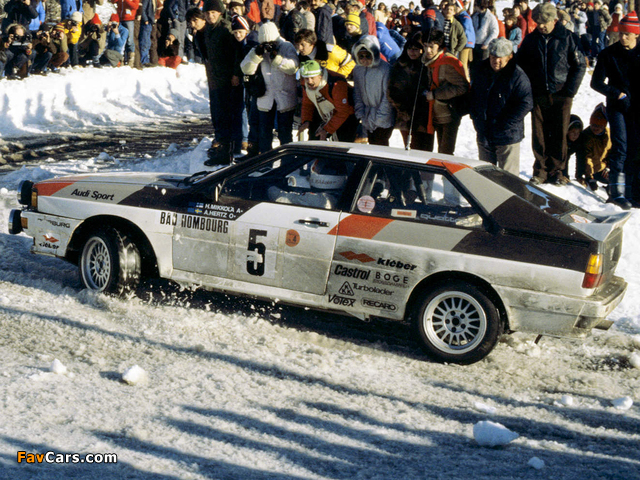 Pictures of Audi Quattro Group 4 Rally Car (85) 1981–82 (640 x 480)
