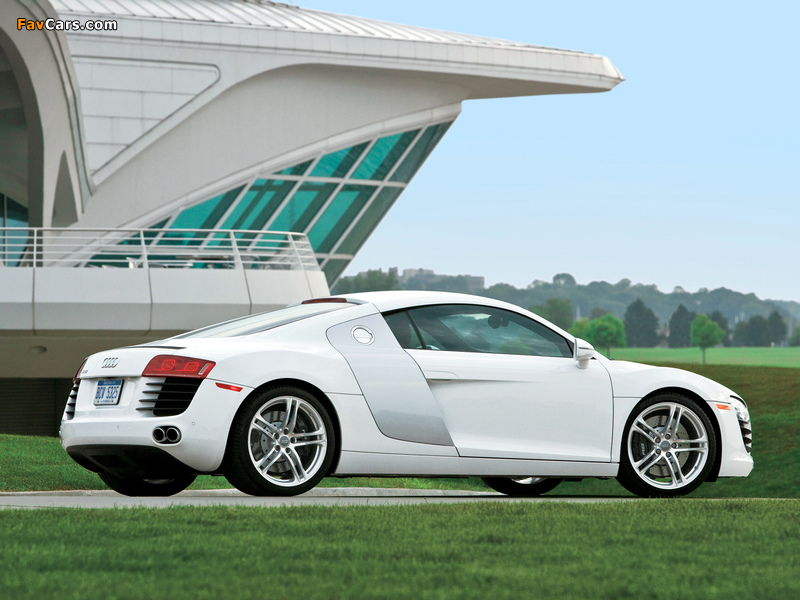 Audi R8 US-spec 2007 wallpapers (800 x 600)