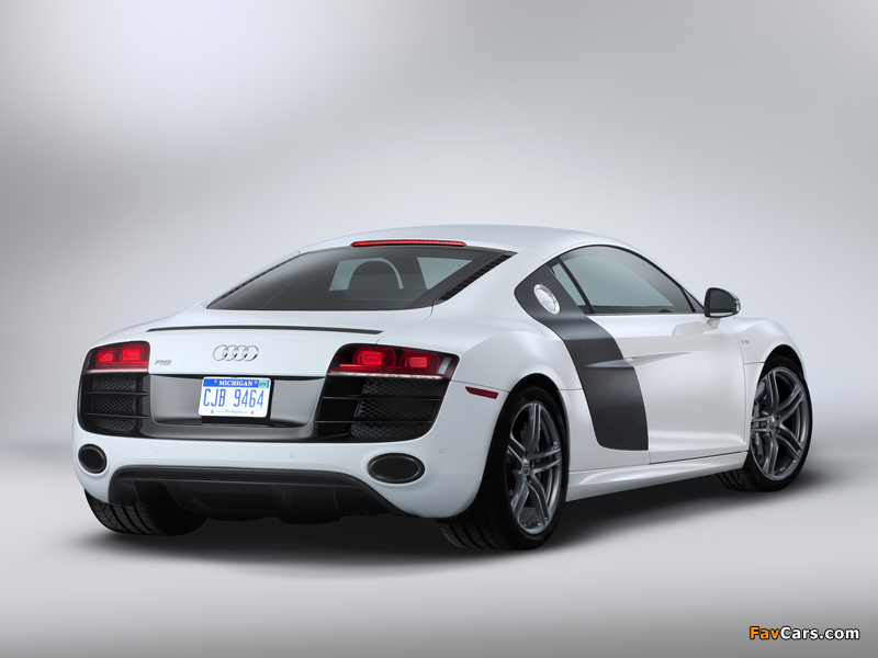 Audi R8 V10 US-spec 2009–12 photos (800 x 600)