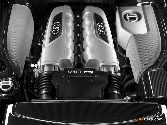 Audi R8 V10 UK-spec 2009–12 pictures (640 x 480)