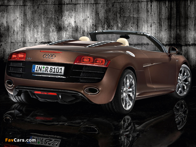 Audi R8 V10 Spyder 2009 pictures (640 x 480)