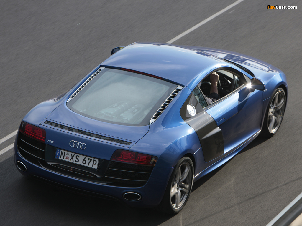 Audi R8 V10 AU-spec 2009–12 wallpapers (1024 x 768)