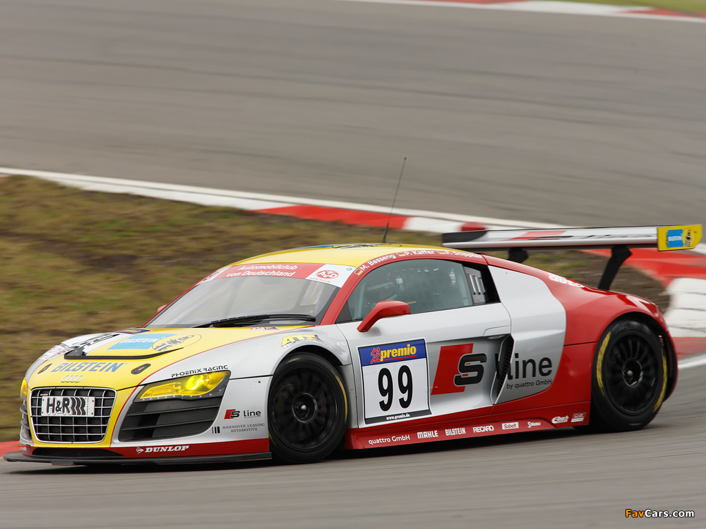 Audi R8 LMS 2009–12 wallpapers (1024 x 768)