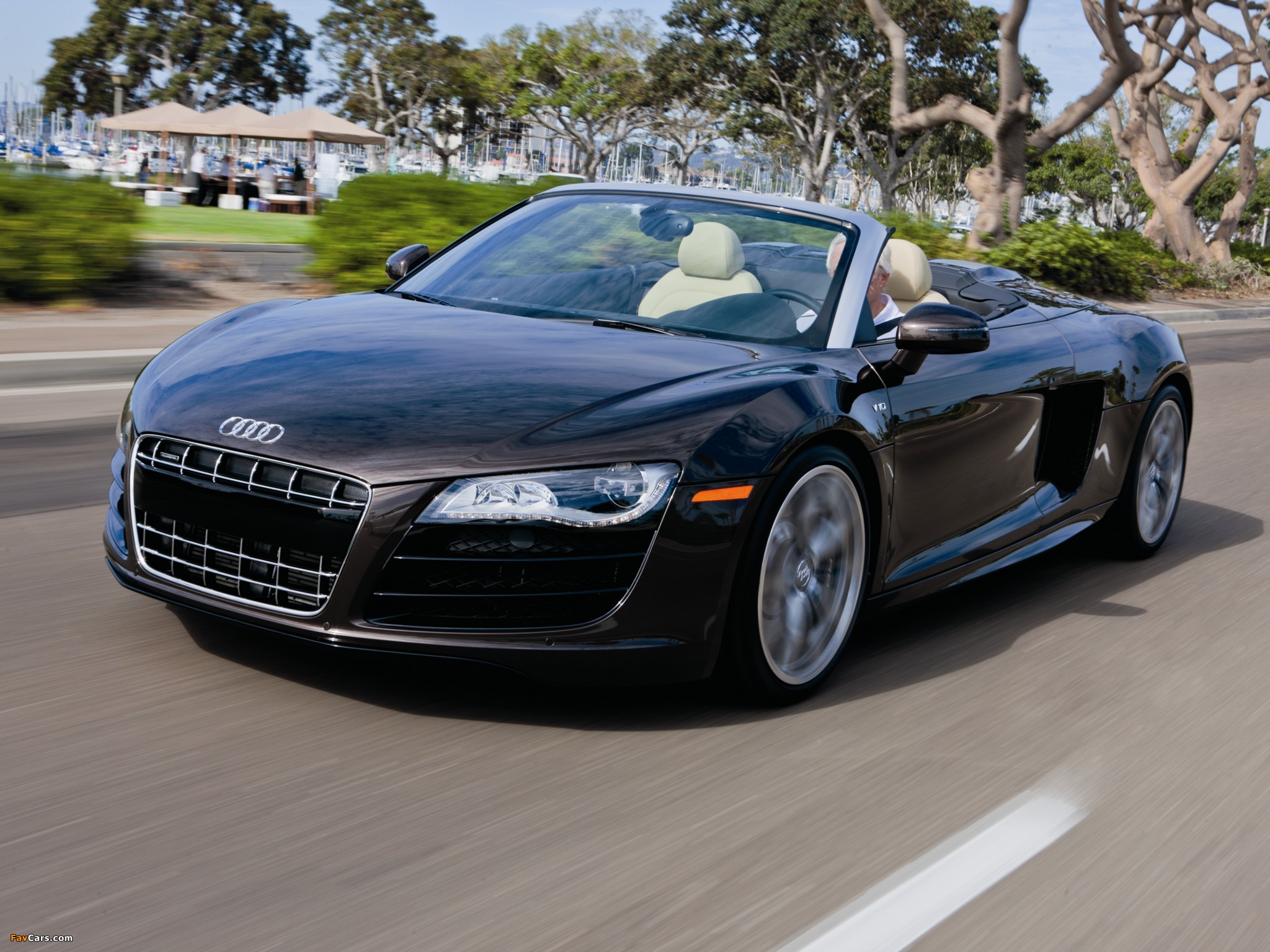 Audi R8 V10 Spyder US-spec 2010 images (2048 x 1536)