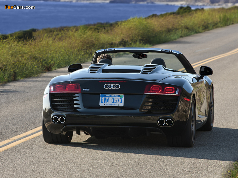 Audi R8 Spyder US-spec 2010 images (800 x 600)