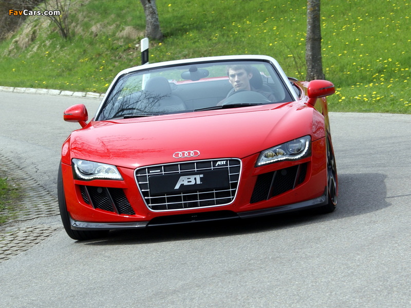 ABT Audi R8 Spyder 2010–12 photos (800 x 600)