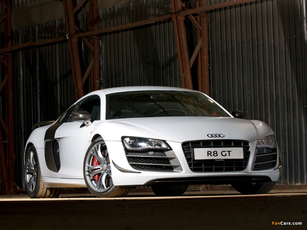 Audi R8 GT UK-spec 2010 photos (1024 x 768)