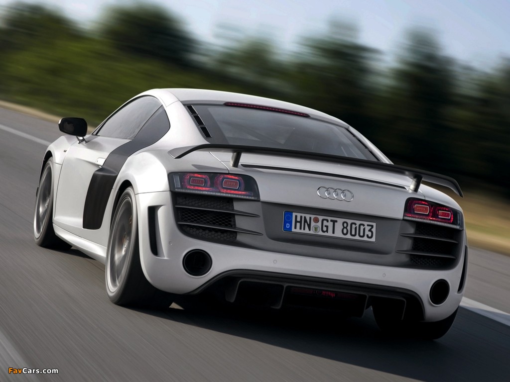 Audi R8 GT 2010 wallpapers (1024 x 768)