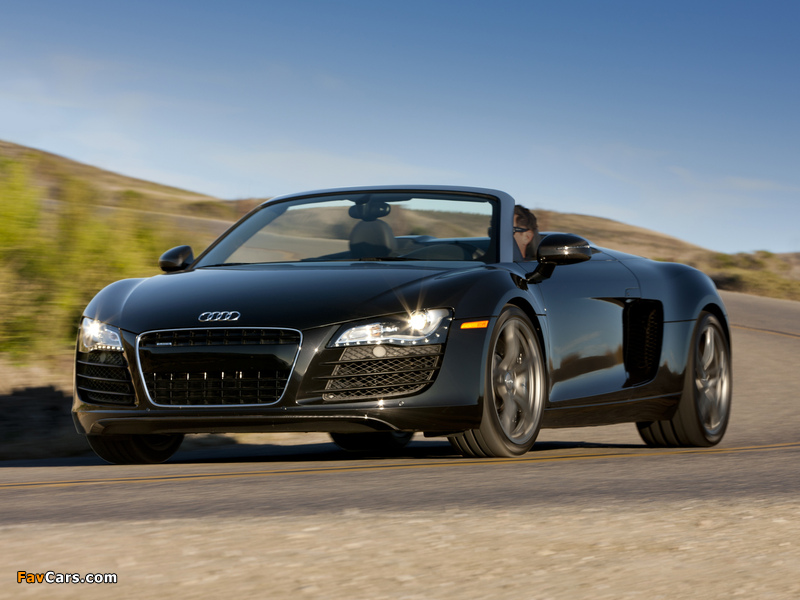 Audi R8 Spyder US-spec 2010 wallpapers (800 x 600)