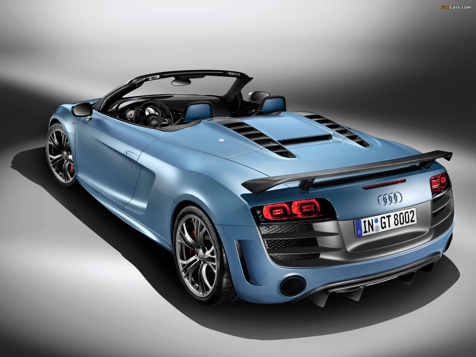 Audi R8 GT Spyder 2011–12 images (1600 x 1200)