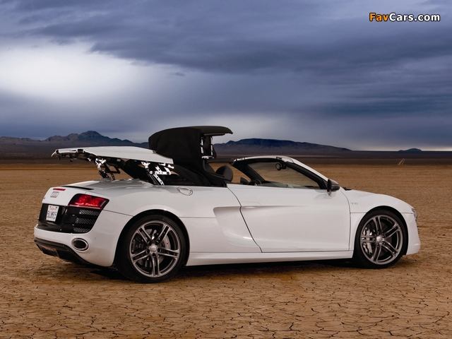 Audi R8 GT Spyder US-spec 2011–12 images (640 x 480)
