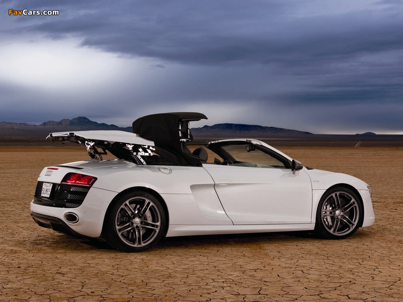 Audi R8 GT Spyder US-spec 2011–12 images (800 x 600)