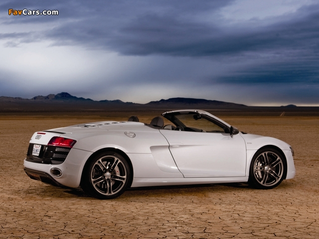 Audi R8 GT Spyder US-spec 2011–12 photos (640 x 480)