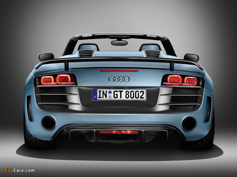Audi R8 GT Spyder 2011–12 photos (800 x 600)