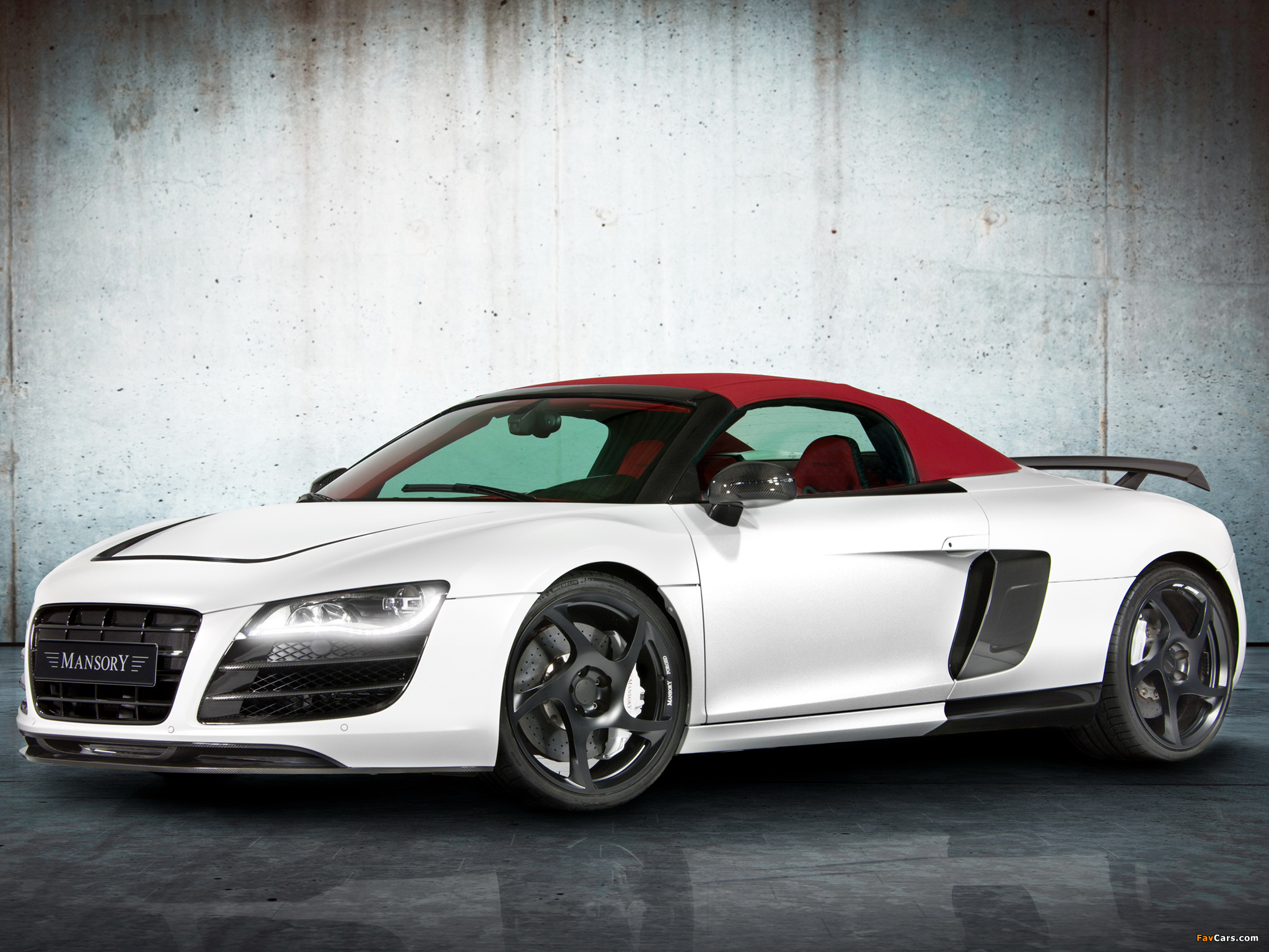 Mansory Audi R8 V10 Spyder 2011 wallpapers (2048 x 1536)