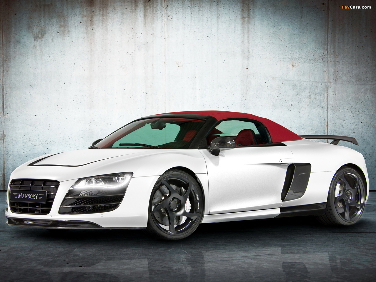 Mansory Audi R8 V10 Spyder 2011 wallpapers (1280 x 960)