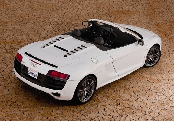 Audi R8 GT Spyder US-spec 2011–12 wallpapers