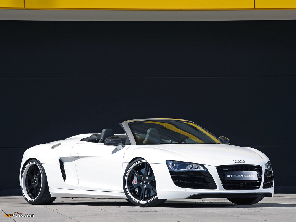 Wheelsandmore Audi R8 V10 Spyder 2011 wallpapers (1024 x 768)