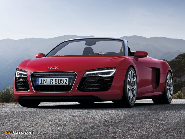 Audi R8 V10 Spyder 2012 images (640 x 480)