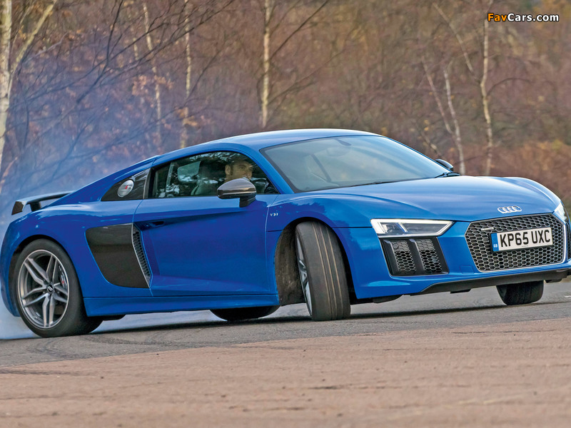 Audi R8 V10 Plus UK-spec 2015 wallpapers (800 x 600)