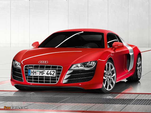 Images of Audi R8 V10 2009–12 (640 x 480)