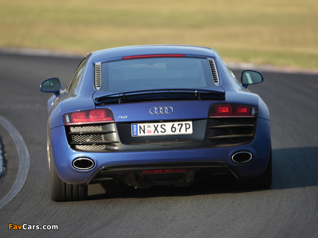 Images of Audi R8 V10 AU-spec 2009–12 (640 x 480)