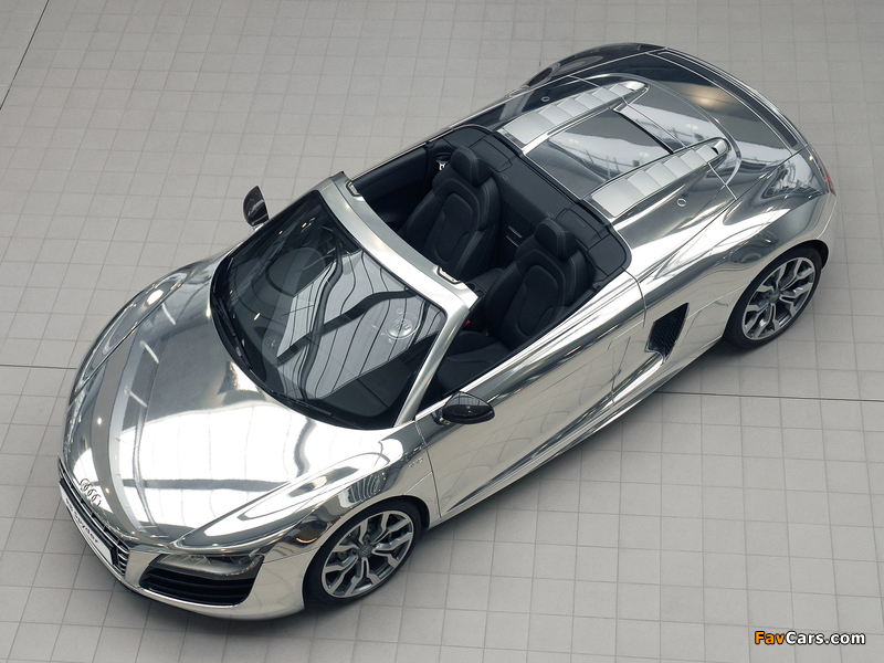Images of Audi R8 V10 Spyder Chrome 2011 (800 x 600)