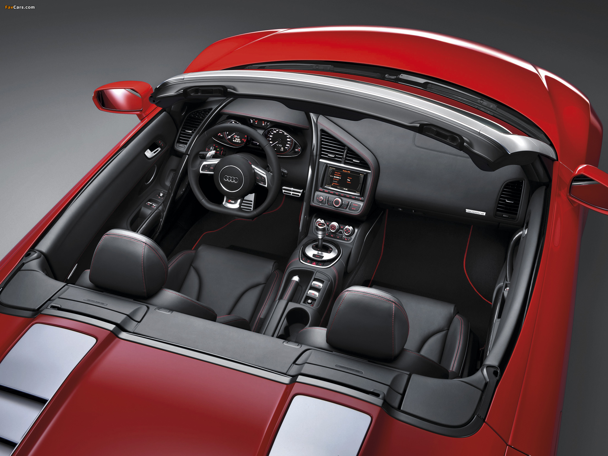 Images of Audi R8 V10 Spyder 2012 (2048 x 1536)