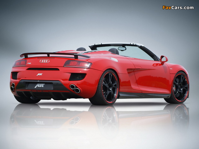 Photos of ABT Audi R8 Spyder 2010–12 (640 x 480)