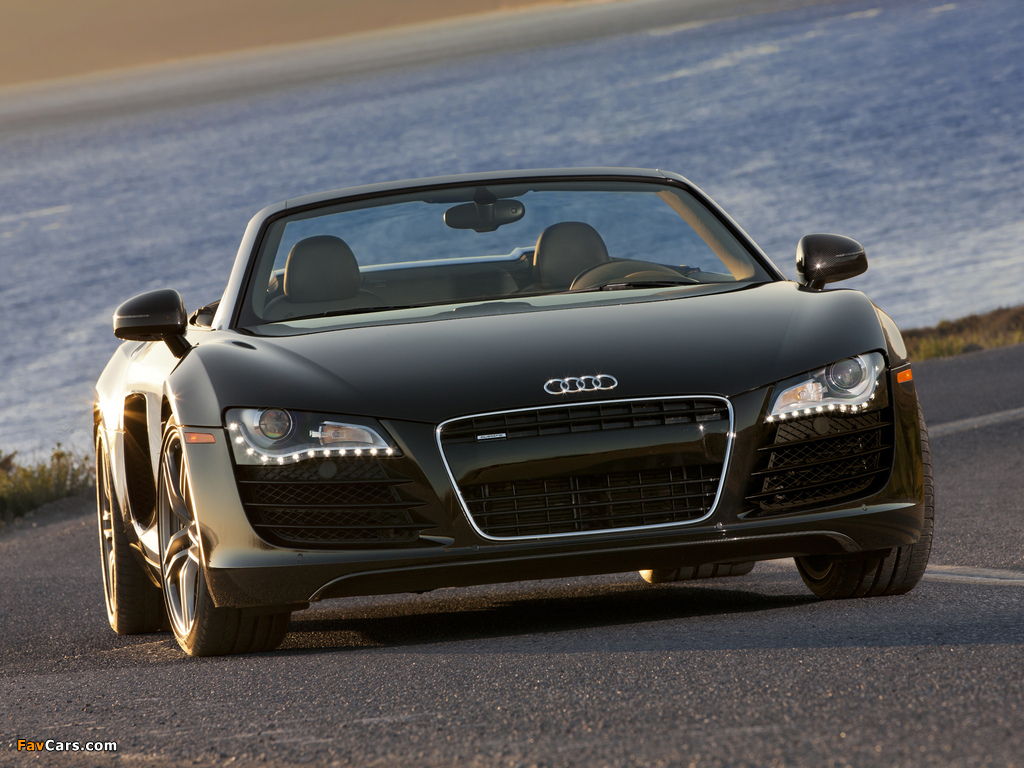 Photos of Audi R8 Spyder US-spec 2010 (1024 x 768)