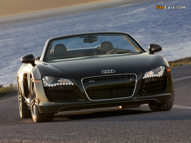 Photos of Audi R8 Spyder US-spec 2010 (640 x 480)