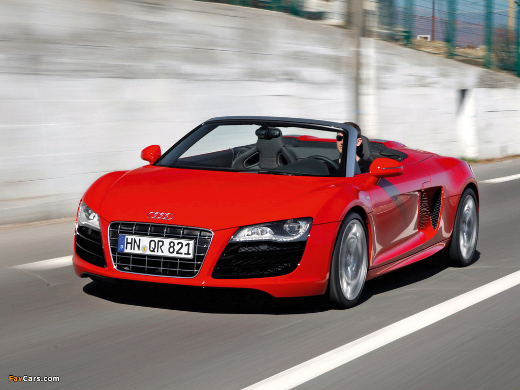 Pictures of Audi R8 V10 Spyder 2009 (1024 x 768)