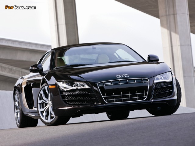 Pictures of Audi R8 V10 US-spec 2009–12 (640 x 480)