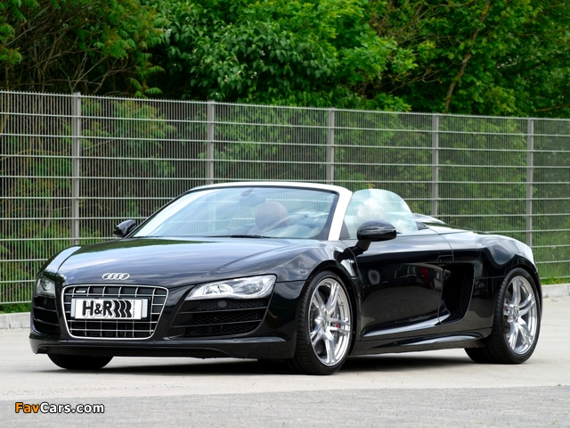 Pictures of H&R Audi R8 V10 Spyder 2010 (640 x 480)