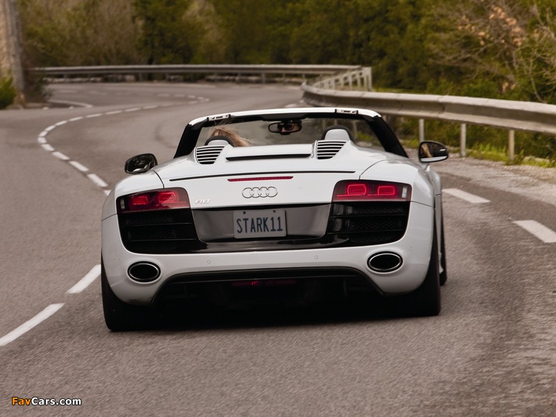 Pictures of Audi R8 V10 Spyder US-spec 2010 (800 x 600)