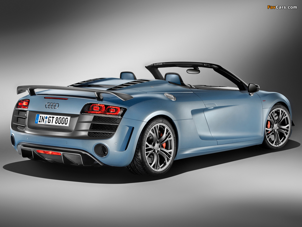 Pictures of Audi R8 GT Spyder 2011–12 (1024 x 768)