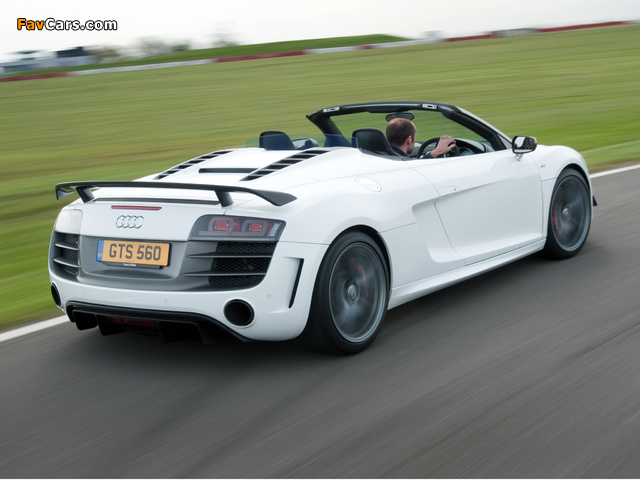 Pictures of Audi R8 GT Spyder UK-spec 2011–12 (640 x 480)