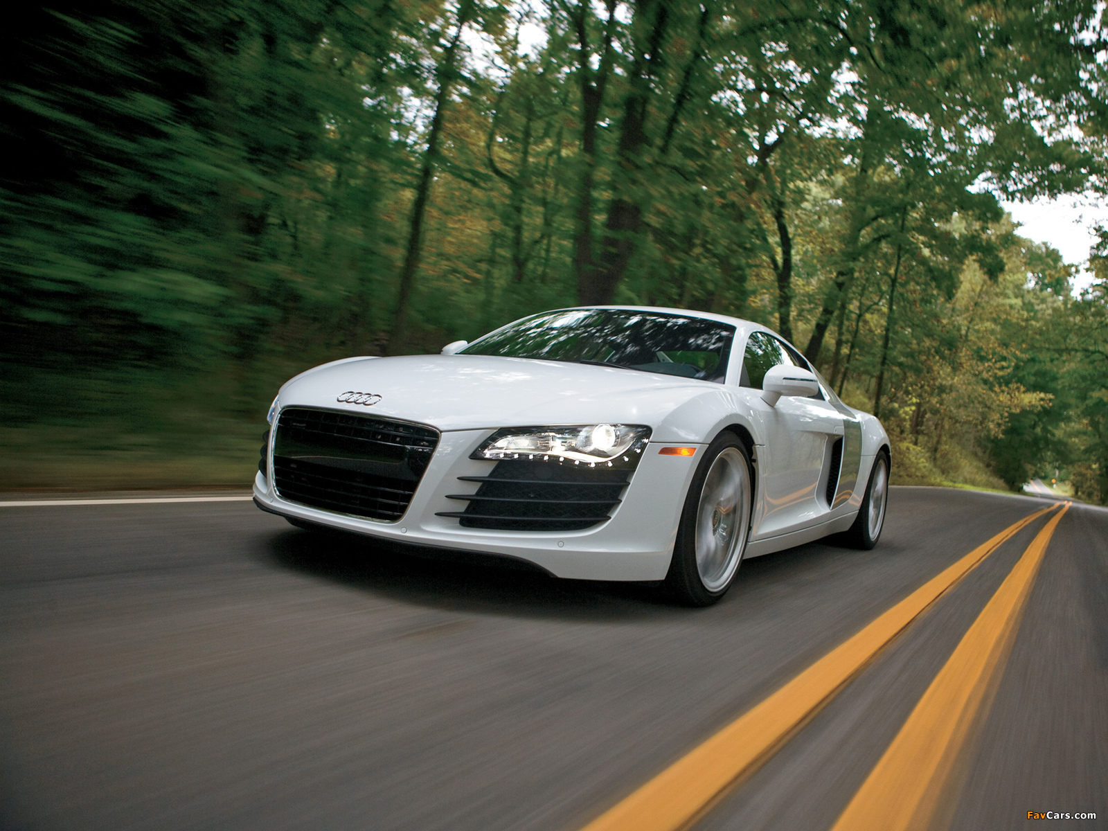 Audi R8 US-spec 2007 wallpapers (1600 x 1200)