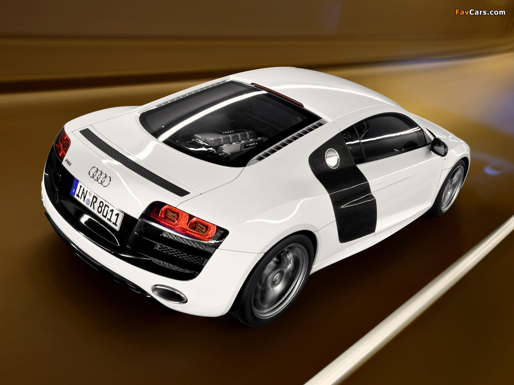 Audi R8 V10 2009–12 wallpapers (1024 x 768)