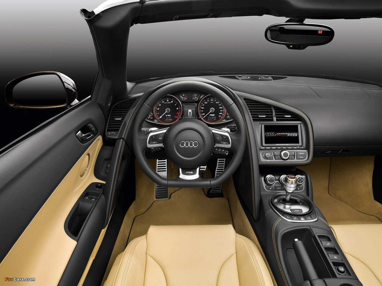 Audi R8 V10 Spyder 2009 wallpapers (1280 x 960)