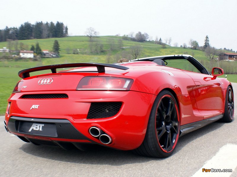 ABT Audi R8 Spyder 2010–12 wallpapers (800 x 600)