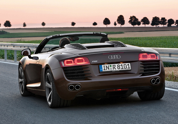 Audi R8 Spyder 2010–12 wallpapers